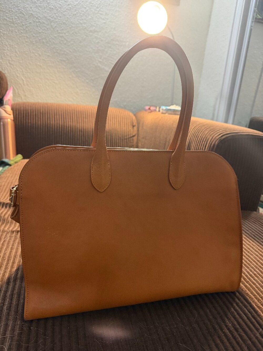 Claudia Firenze Tan leather tote bag